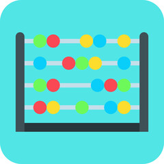 Arithmetic single vector illustration icon