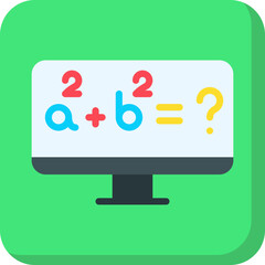 Formula II single vector illustration icon