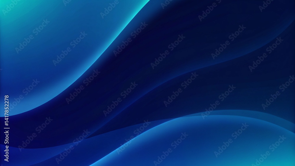 Poster abstract background glow curve lines on dark blue green background luxury copy space with elegant fu