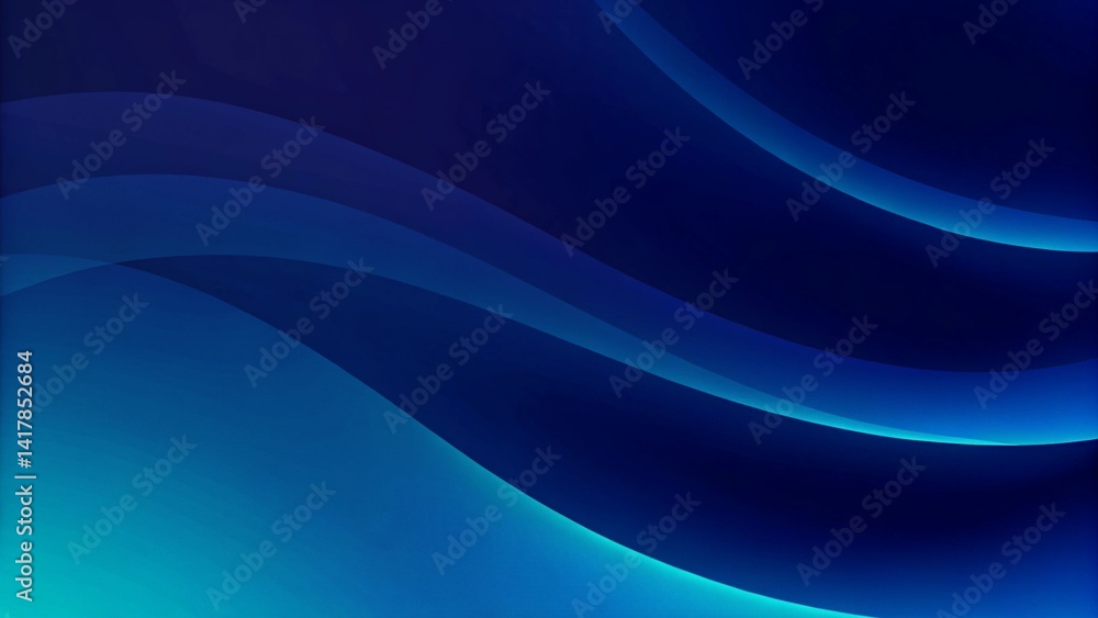 Poster abstract background glow curve lines on dark blue green background luxury copy space with elegant fu