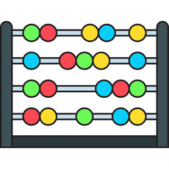 Arithmetic single vector illustration icon