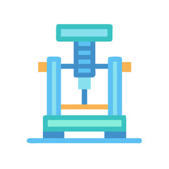  Hydraulic Press Icon for Manufacturing