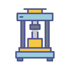  Hydraulic Press Icon for Industrial Applications