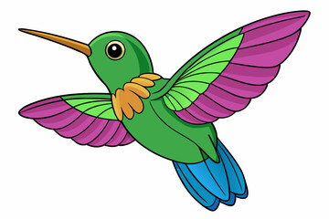 Cute Bird Vector Line Art – Cartoon Clipart Animal Logo Icon on White Background