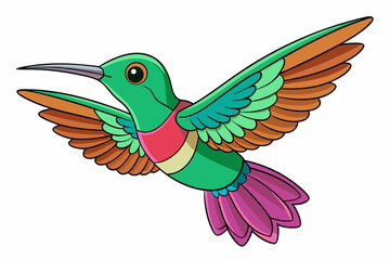 Cute Bird Vector Line Art – Cartoon Clipart Animal Logo Icon on White Background