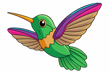 Obraz premium Cute Bird Vector Line Art – Cartoon Clipart Animal Logo Icon on White Background