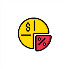 vector illustration of casino chips