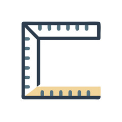  Contemporary measuring square icon design for builders