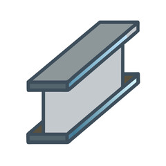  Quality metal beam icon design for structural projects