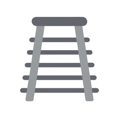  Modern metal ladder icon design for construction projects