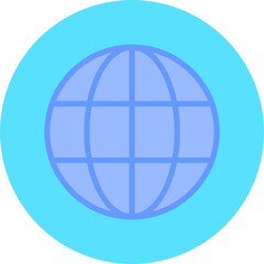 Globe single vector illustration icon