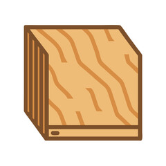  Modern plywood sheet icon design for construction