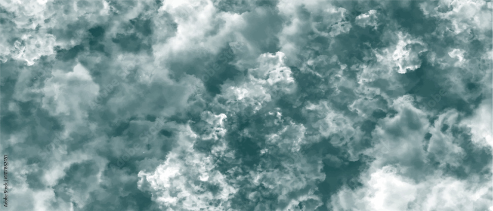 Poster Abstract background resembling a cloudy texture must be soft and smoky. Patterns evoking mist, fog, or swirling nebula-like vapor. Grunge background with Flowering design.