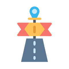  Stylish road marker vector illustration for construction