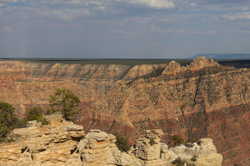 View from the South Rim at Grand Canyon National Park, Arizona