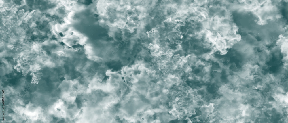 Poster Abstract background resembling a cloudy texture must be soft and smoky. Patterns evoking mist, fog, or swirling nebula-like vapor. Grunge background with Flowering design.