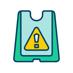  Stylish safety signage vector illustration for awareness