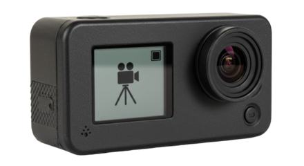 Isolated Action Camera Recording Adventures Digital Camera