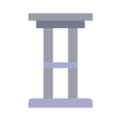  Stylish structural column vector illustration for engineering