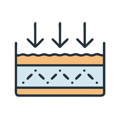  Quality thermal insulation icon for energy conservation