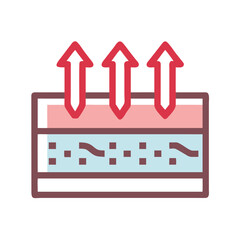  Modern thermal insulation icon design for energy efficiency