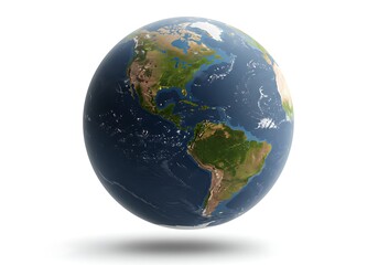 Fototapeta premium Globe on white background