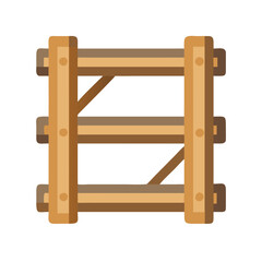  Creative Wooden Framework Icon Sketch