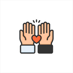 hand sign icon