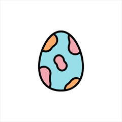 vector illustration of a easter egg