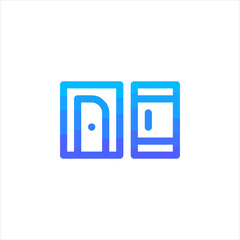 vector illustration of an abstract icon