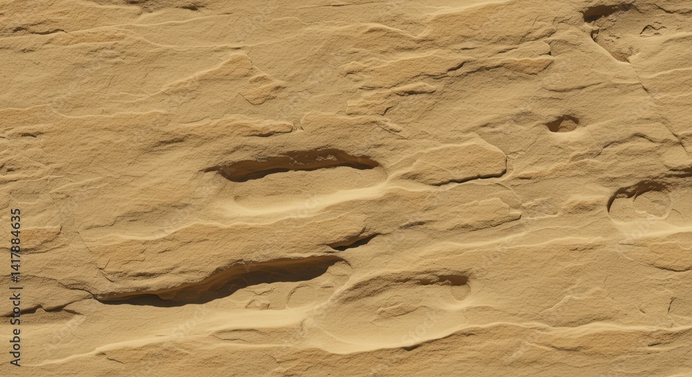 Poster sandstone texture showing erosion patterns and geological formations