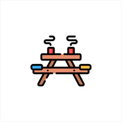 furniture icons set