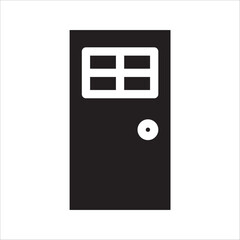 door icon on a white background