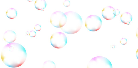 Abstract white background with colorful gradient circle. Modern abstract white bubble background . seamless and retro pattern technology and business concept . background for report and project prese