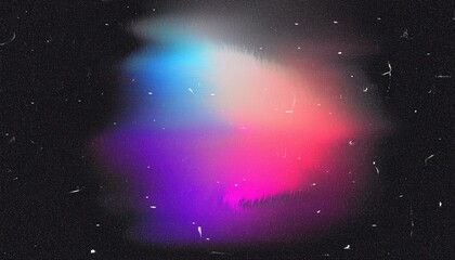 Fototapeta premium abstract neon gradient light burst on black textured background for digital art, album cover, sci-fi poster, or retro futuristic graphic project use