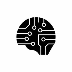 creative details Circuit board icon Vector Illustration