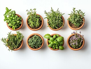 Herbs in Pots