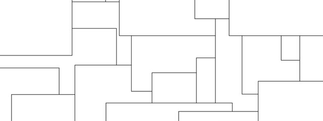 Abstract white background with boxes. Minimal geometric white light background. Modern and creative design with different size white boxes. White transparent material in triangle and square shapes