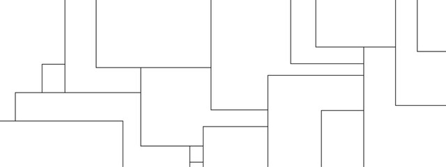 Abstract white background with boxes. Minimal geometric white light background. Modern and creative design with different size white boxes. White transparent material in triangle and square shapes