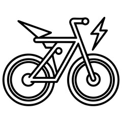 vector illustration of a bicycle