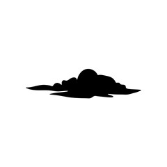 Clouds silhouette icon design