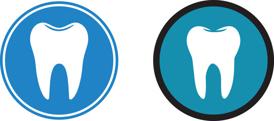 Tooth Icon Set for Dental, Health, or Medical Design Projects