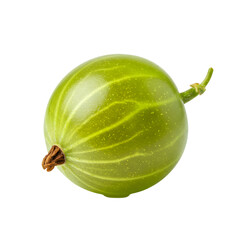 Green Gooseberry: A Vibrant Fruit with Transparent Background