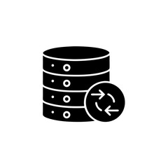 creative details Database sync Vector Illustration