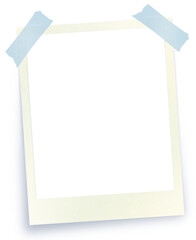 Polaroid Photo Frame with Tape