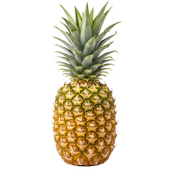 Fototapeta premium Pineapple: A Tropical Fruit with Transparent Background