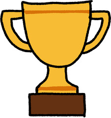 gold trophy cup