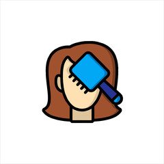 vector illustration of a flat icon