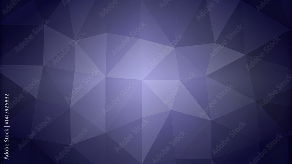 Aufkleber Abstract purple silver low poly triangular mesh background, modern digital geometric surface, futuristic tech texture, stylish gradient pattern, elegant metallic 3D rendering