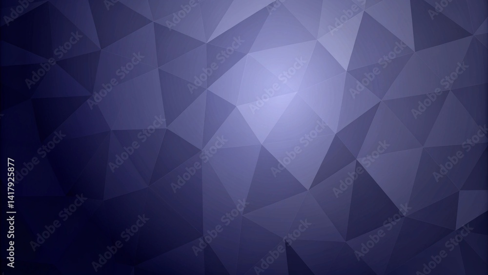 Poster abstract purple silver low poly triangular mesh background, modern digital geometric surface, futuri